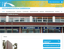 Tablet Screenshot of gc-zuiderkroon.nl